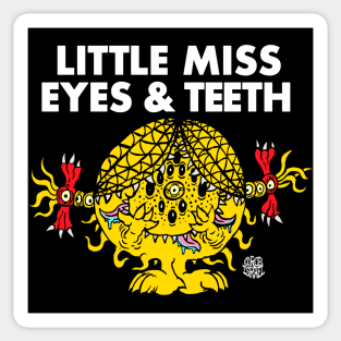 Eyes And Teeth Sticker